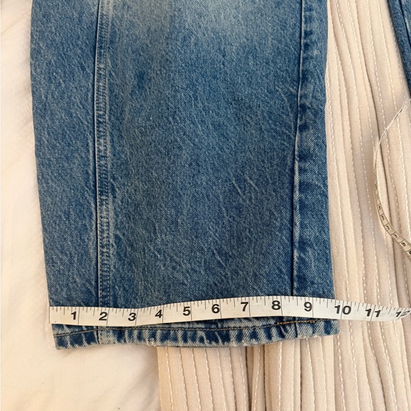 We The Free Good Luck Mid Rise Barrel Jeans in Ultra Light Beam Size 27 - Picture 14 of 15